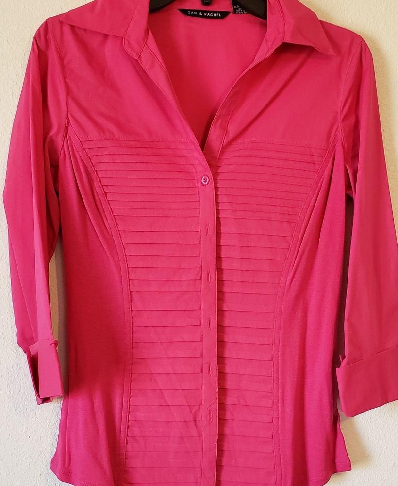 Zac & Rachel Button down